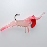 SASA SİLİKON KARİDES 7 CM 12 GR FOSFORLU GÖVDE PINK PANTHER