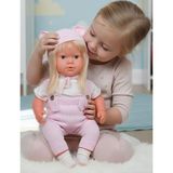 Şaşkın House 65 cm Konuşan Sevimli Et Bebek Eğitici ve Uyku Arkadaşı Pembe Renkli Sesli Oyuncak