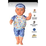 ŞAŞKIN HOUSE Büyük Boy Türkçe Konuşan Kel Şapkalı Et Bebek Oyuncak (60 CM)