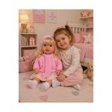 ŞAŞKIN HOUSE SEVİMLİ HIRKALI ATKILI ŞAPKALI ET BEBEK 65 CM KONUŞAN SESLİ SEVİMLİ ET BEBEK & HEDİYELİK ET BEBEK
