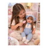 ŞAŞKIN HOUSE SEVİMLİ KONUŞAN MİNA BEBEK UZUN DÜZ SAÇLI TRİKOLU ET BEBEK & OYUN ARKADAŞI 60 CM