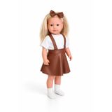 ŞAŞKIN HOUSE SEVİMLİ KONUŞAN SESLİ DERİ JİLELİ BEBEK yastik OYUN VE UYKU ARKADAŞI 65 CM ET BEBEK