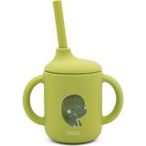 Sassi Junior Dinozor Desenli Silikon Çocuk Pipetli Suluk 120 ml - Standart