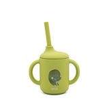 Sassi Junior Dinozor Desenli Silikon Çocuk Pipetli Suluk 120 Ml
