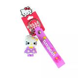 Sasta Lisanslı Silikon Anahtarlık 582648-Mor Hello Kitty