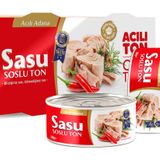 Sasu Acılı Ton Balığı 2X160 G Bütün Dilim
