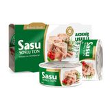 Sasu Akdeniz Usulü 160 gr Ton Balığı (6 adet)