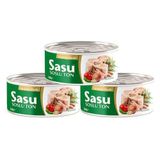 Sasu Akdeniz Usulü Ton Balığı 1 Koli 24x160 Gr Bütün Dilim