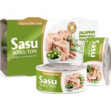 Sasu Jalapeno Biberli Ton Balığı 6x160g Bütün Dilim