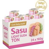 Sasu Light Suda Ton Balığı 1 Koli 24X160 gr - 24 Adet