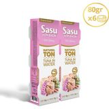 Sasu Light Suda Ton Balığı 6X80 gr Bütün Dilim - 6 Adet