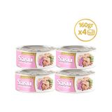 Sasu Light Suda Ton Balığı Bütün Dilim 4 x 160 G