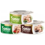 Sasu "Sasu Barbekü Soslu Ton 160 gr + Sasu Jalapeno Biberi Soslu Ton 160 gr + Sasu Akdeniz Usulü Ton 160 gr " - 480 gr