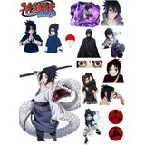 Sasuke Sticker Telefon Laptop Notebook Tablet Defter Matara Stiker Etiket ST829