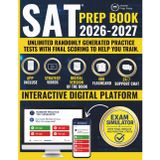 SAT Prep Book: The ultimate SAT guide with an interactive platform that includes practice tests, over 200 hours of video and audio lessons, 24/7 live chat, a student forum, and an exam simulator.