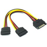 Sata 15 Pin Dişi Erkek 2 Port Çoklayıcı 4426A Y Kablo Splitter Hd
