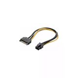 Sata 15 Pin Erkek To 6 Pin Vga Power Kablo 6 Pin Ekran Kartı Power Güç Kablosu 6 Pin Sata Power