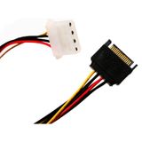 Sata Erkek To 4 Pin Molex İde Çevirici-Dönüştürücü Kablo - 20Cm