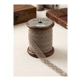 satab Fransız Gri Dantel 2cm 25metre