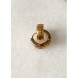 Satafatbijuteri Gold Çelik Küpe