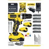 Sataok Germany 36V 5Ah Motor mm Çelik Mandren Darbeli Şarjlı Matkap Vidalama 84 Parça