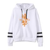Satdflie Anime Attack on Titan Unisex Hoodies Levi Ackerman Kazak Özgürlük Kanatları Baskı Uzun Kollu Sweatshirt Kapüşonlu, Renk/2, L