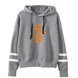 Satdflie Anime Attack on Titan Unisex Hoodies Levi Ackerman Kazak Özgürlük Kanatları Baskı Uzun Kollu Sweatshirt Kapüşonlu, Renk/3, XL