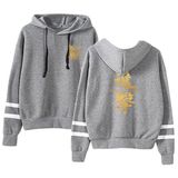 Satdflie Anime Attack on Titan Unisex Hoodies Levi Ackerman Kazak Özgürlük Kanatları Baskı Uzun Kollu Sweatshirt Kapüşonlu, Renkli/38, L
