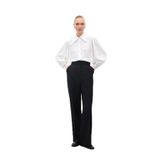 Sateen Cepli Klasik Pantolon, 36, STN139KPA1663, Siyah, Kadın