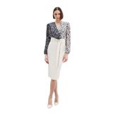 Sateen Kuşaklı Kalem Etek Taş, 36, STN139KET558, Gri, Kadın