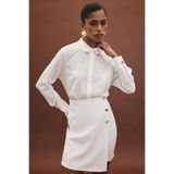 Sateen Lucy Mini Etek, 36, STN139KET1962, Ekru, Kadın