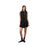 Sateen Lucy Mini Etek, 42, STN139KET1962, Siyah, Kadın