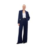 Sateen Luna Krep Pantolon, 42, STN139KPA1987, Lacivert, Kadın