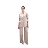 Sateen Zebra Desenli Pantolon Bebe Mavi, 38, STN139KPA1720, Bebe Mavi, Kadın