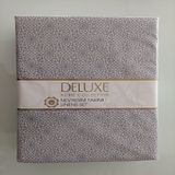 Saten Deluxe Gri Çift Kişilik Nevresim Takımı