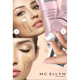 Saten Görünüm Porselen Fondöten Waterproof - 03 Buğday Ten 40 Ml + 2 Adet