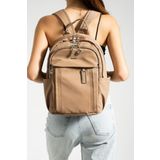 Saten Kumaş Kadın Sırt Çantası 38*28 Cm Yağmur İtici Kumaş Mega Bag Günlük Kullanıma Uygun