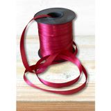Saten Kumaş Kurdele 100 metre x 1 cm Süsleme El İşi Hediye Paketleme DIY Fiyonk (Bordo)