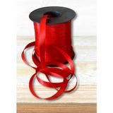 Saten Kumaş Kurdele 100 metre x 1 cm Süsleme El İşi Hediye Paketleme DIY Fiyonk (Kırmızı)