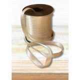 Saten Kumaş Kurdele 100 metre x 1 cm Süsleme El İşi Hediye Paketleme DIY Fiyonk (Krem)