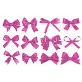 Saten Kurdele 10 mm 20 mm Genişlik, Kırmızı,Mavi,Sarı,Yeşil,Pembe,Mor Renk, Dekoratif Hediye Paketleme ve Süsleme için Kumaş Saten Şerit, Hediye Çekme, Kapı, Sandalye, Pencere (Pembe, 20 mm)