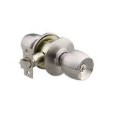 Saten Topuzlu Kilit Anahtarlı Model 60-70 mm Ayarlı, hotel, motel, wc kapı