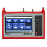 Satfinder As07-stca 4k Dvb S-s2/t-t2/c/j.83b/ısdb-t Sinyal Analizörü + Görüntülü Uydu Bulucu + Kamera Test Cihazı