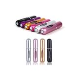 satior 3 Adet Cep Parfüm Şişesi 5ml Doldurulabilir Mini Küçük Boş Parfüm Doldurma Şişesi Cep Boy