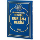 Satır Altı Tecvidli Kuranı Kerim - Bilgisayar Hatlı - Cami Boy - Lacivert Renk - Seda Yayınları