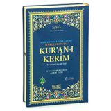 Satır Arası Kelime Kelime Türkçe Okunuşlu Mealli Kuranı Kerim - Cami Boy - Lacivert
