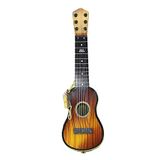 Satış Diyarı 6 Telli Oyuncak Çocuk Gitarı Ispanyol Gitar Tam Hediyelik Ürün Kahverengi 50Cm Kahverengi