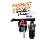 Satış Diyarı Hırdavat Çantası Bel Takım Çantası Elektrikçiler,Teknisyenler,İnşaat İşçileri, Özel Tasarım 2 Li Set