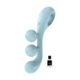 Satisfyer 3 Bölgeye Aynı Anda Etki Edebilen Tri Ball 2 Light Blue Güçlü Titreşimli G-Spot Vibratör+Jel
