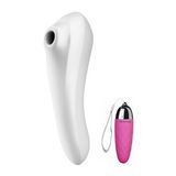 Satisfyer Dual Pleasure Titreşim&Emiş Modlu Telefon Uyumlu Vibratör+Mini Vibratör